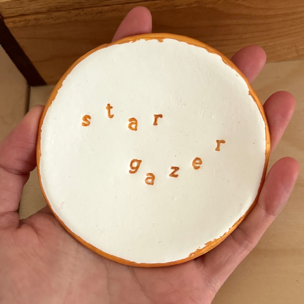 handmade clay jewelry dish
